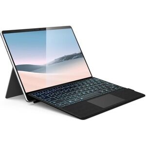 Surface Pro 12.3 Bluetooth Keyboard Magnetic Backlit Cover Trackpad 7/6/5/4/3